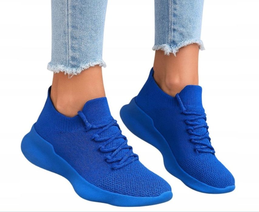 Przewiewne, lekkie buty sportowe sneakersy damskie