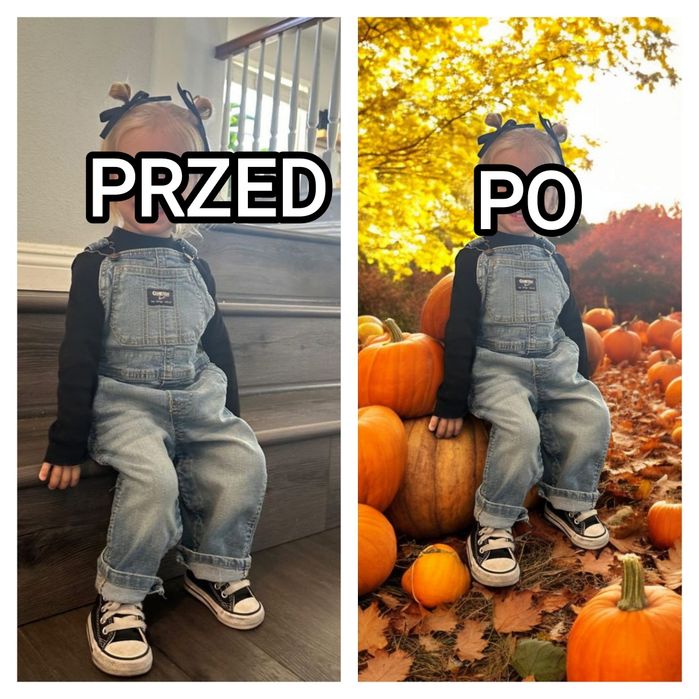 Wirtualne Zdjęcia Jesienne Dyniowe Pole