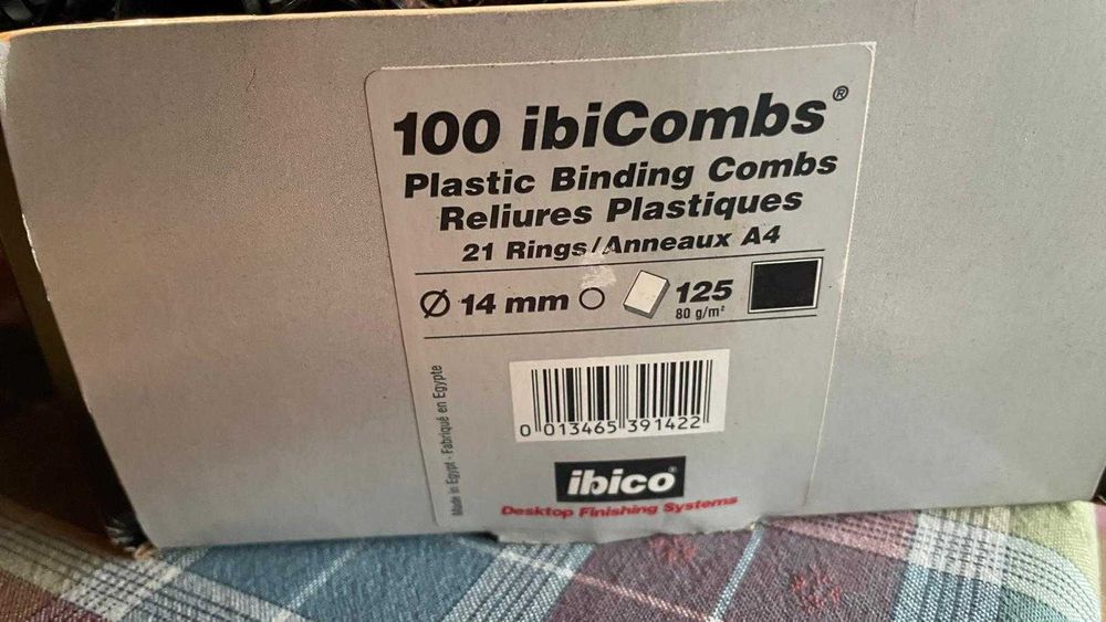 IBICO Argolas plasticas de 14mm diametro + capas