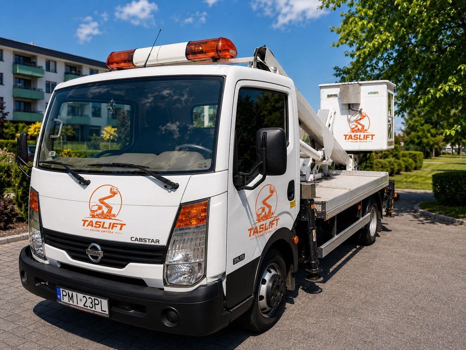 Podnośnik koszowy, Wynajem Podnośnika koszowego, Zwyżka 17m Oświęcim