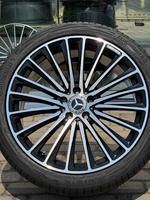 Nowe Koła zimowe Mercedes 20" cali klasa E w214  S w222 czarno srebrne szprychowe
