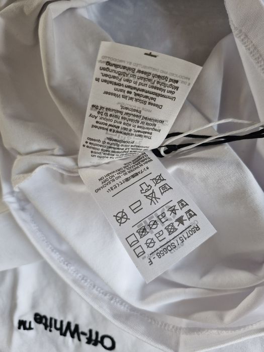 Nowa koszulka damska biała 2xl xl Off white  bawełna slim Fit metki pr