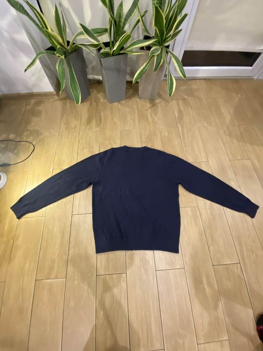 Granatowy Sweter Tommy Hilfiger | Premium Cotton XXL