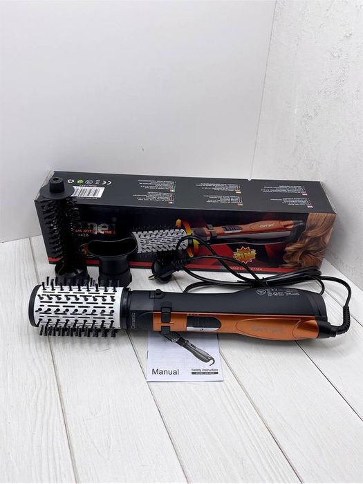Фен-щетка для волос БРАШ (Brush) с вращением Gemei GM 4828: 609 грн ...