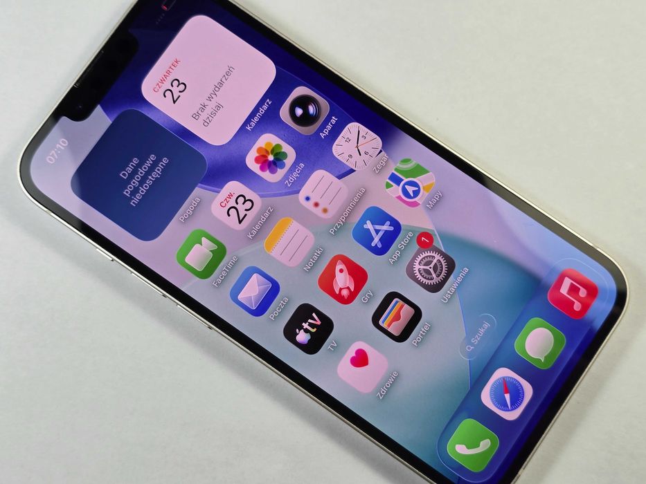 iPhone 13 128GB/ Starlight / Bat 83% / Grade B / Gwarancja + ładowarka