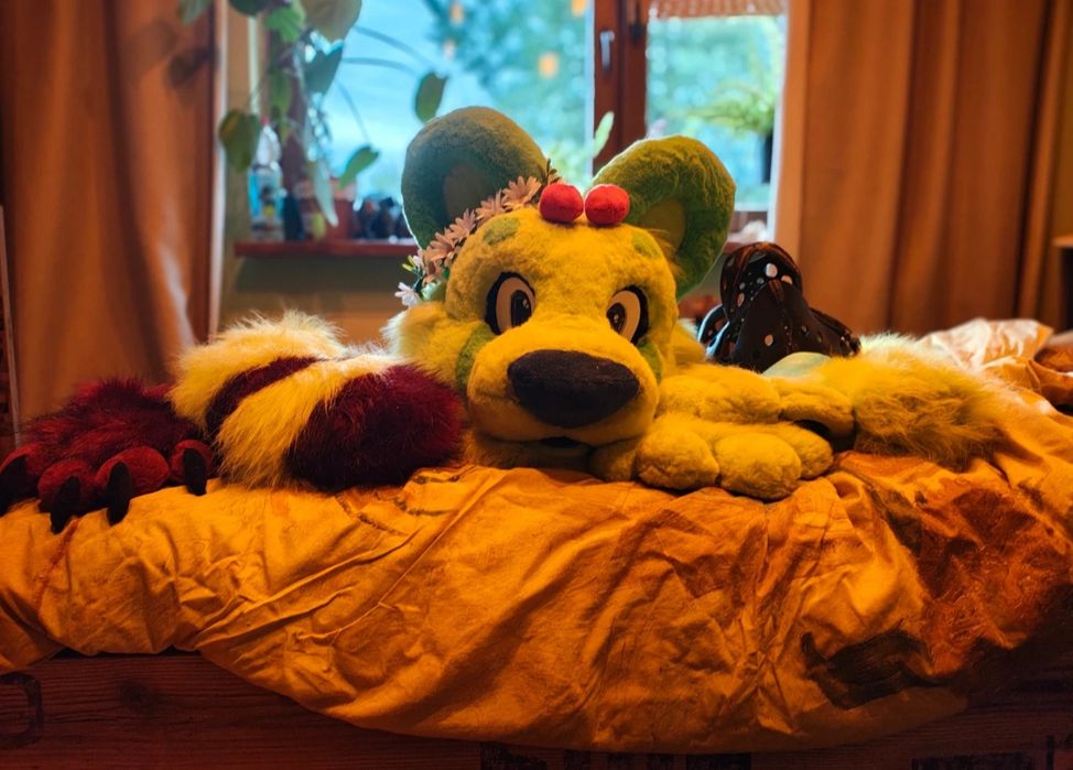 Mini partial fursuit