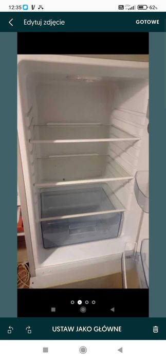 Szklane  półki do lodówki Amica