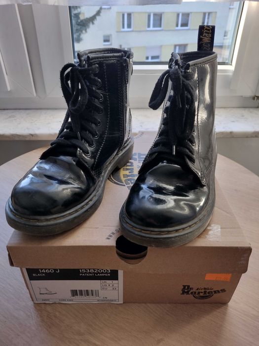 Buty dziecięce Dr. Martens r. 33 czarne 1460J