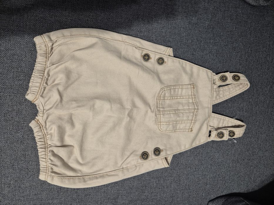 Ogrodniczki krótkie niemowlęce George NOWE 6-9 miesięcy