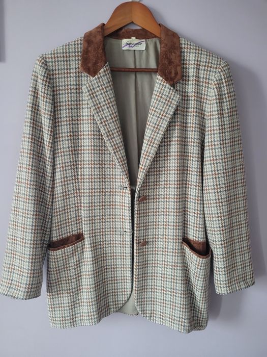 Marynarka wełniana oversize rozmiar 36