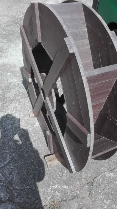 Koło Młyńskie 120 cm Ozdoba do ogrodu