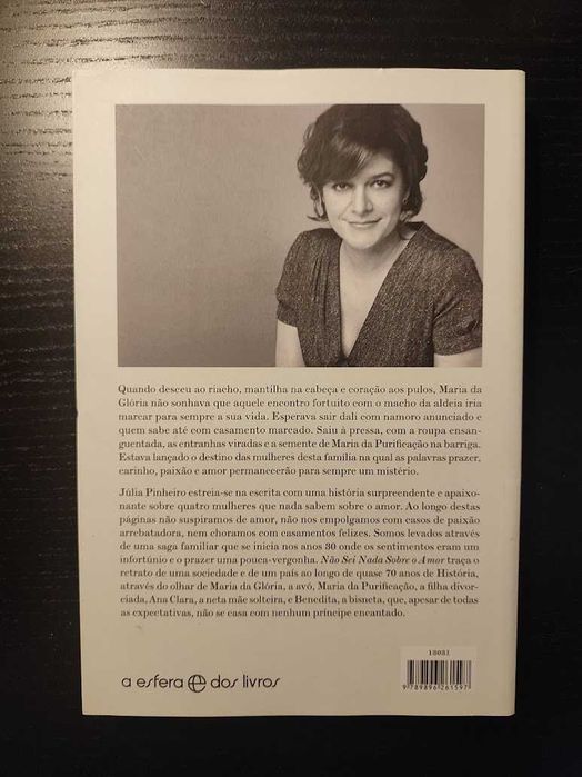 (Env. Incluído) Não Sei Nada sobre o Amor de Júlia Pinheiro