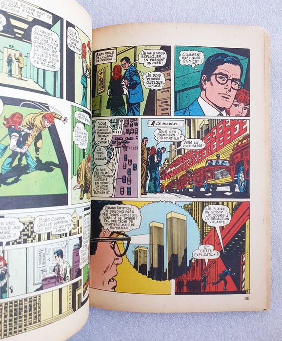 Livro de BD ~ "SUPERMAN POCHE" ~ Bimestral ~ 66 Pag. ~ Francês ~ 1977