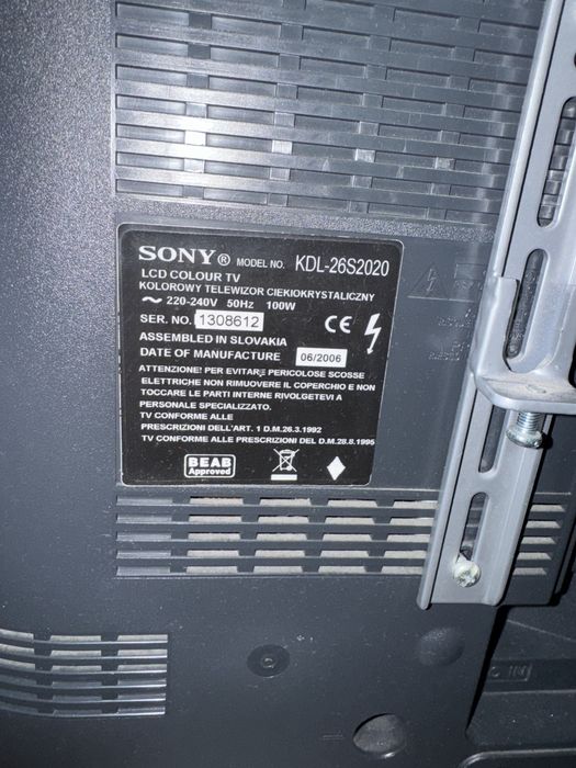 Televisão SONY Bravia 26”