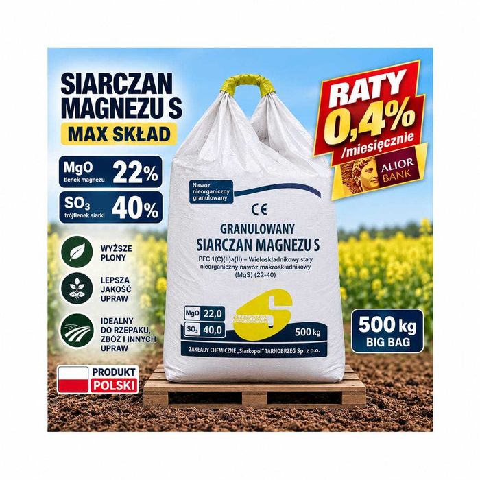 Siarczan Magnezu S MAX MgO SO3 22-40 kizeryt