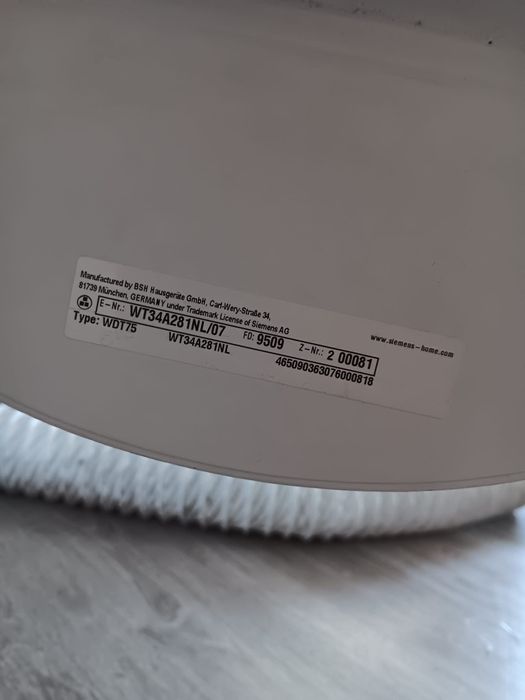 Suszarka do ubran siemens