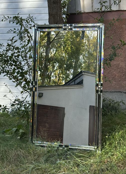 Lustro art deco duże