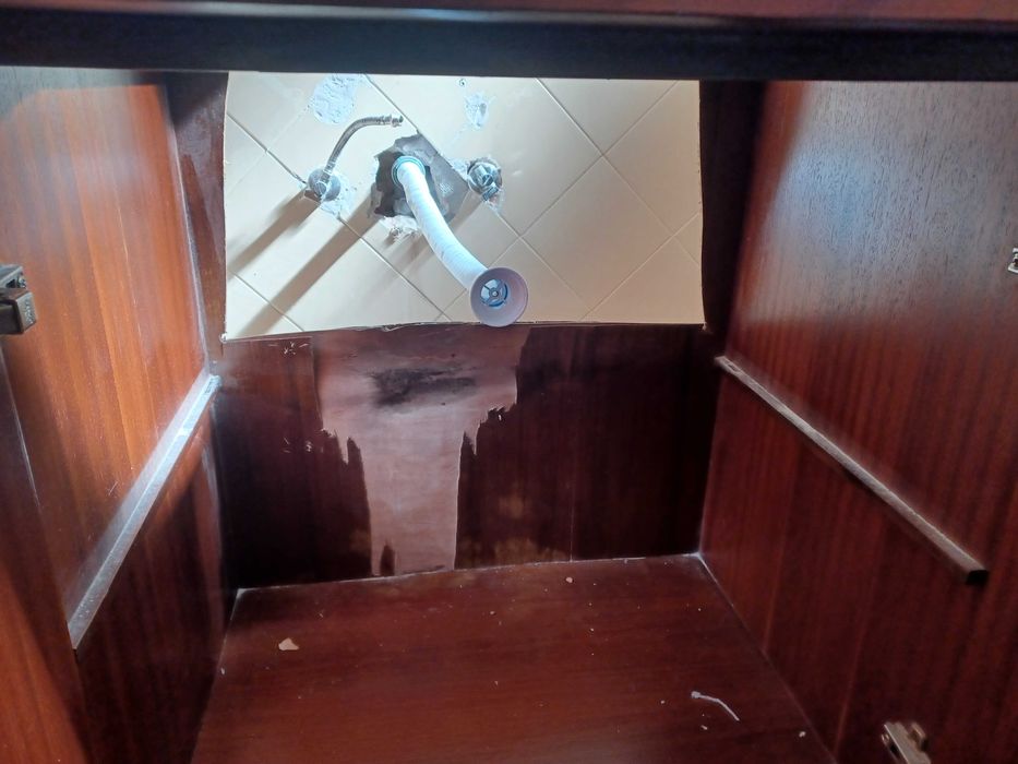Móvel WC 120 cm + bancada em mármore