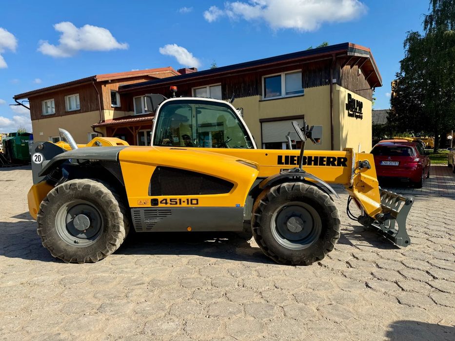 Liebherr ładowarka teleskopowa TL451-10, KLIMA, ładowność 5t, Import Niemcy