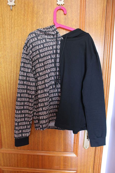Short-style hooded sweatshirt, size M