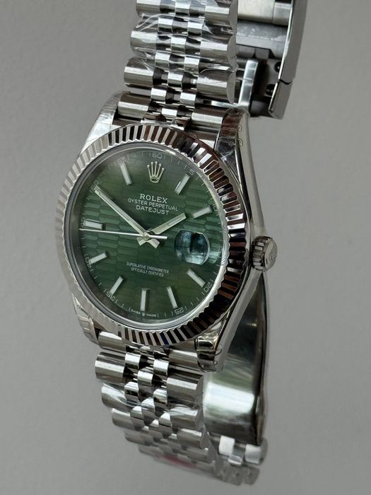 годинник Rolex Datejust 41 green