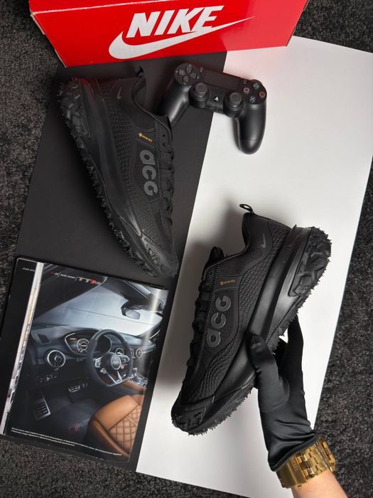 Чоловічі кросівки найк Nike ACG Mountain Fly 2 Low GTX M All Black [41-45]