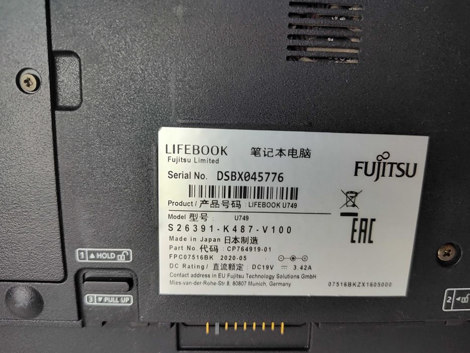 OKAZJA! | Fujitsu LifeBook U749 | i5-8gen | Na CZĘŚCI | Sklep FV23