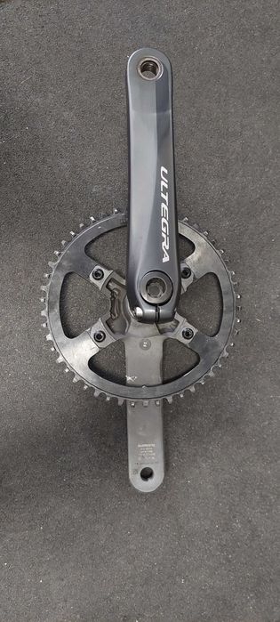 Conjunto de cranques Shimano Ultegra 6800 + prato Wolftooth 1x