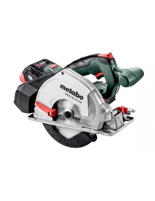 Serra Circular Metal sem Fio METABO MKS 18 LTX 58 + 2 bat 5,5Ah