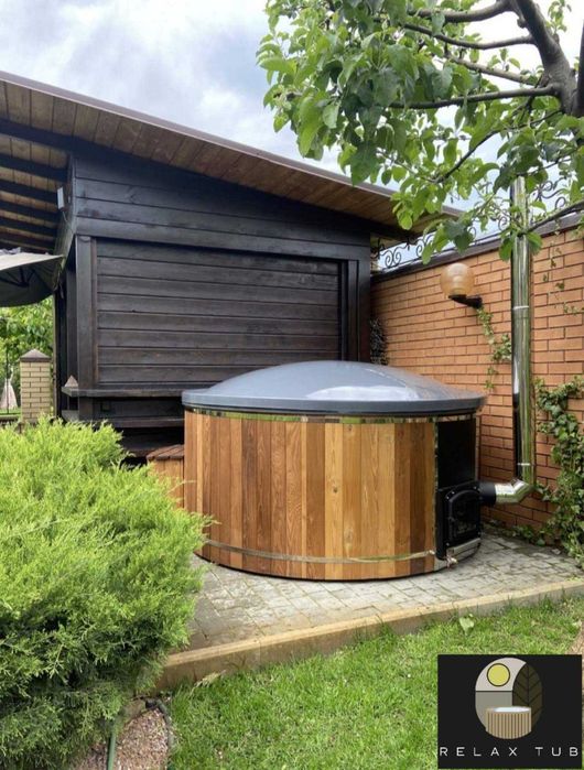 Чан. Баня Офуро. Спа купель на дровах. Карпатський чан