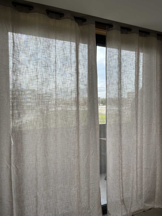 Cortinas Transparentes Hôma (varão incluido)