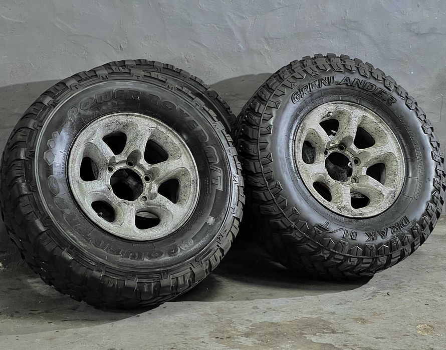 Jantes ORIGINAIS Mitsubishi / ENKEI - 6x139.7 c/ Pneus