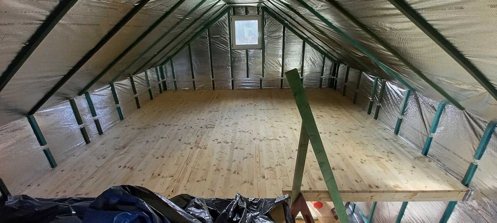 domek całoroczny na zgłoszenie 35m2 +góra 35m2