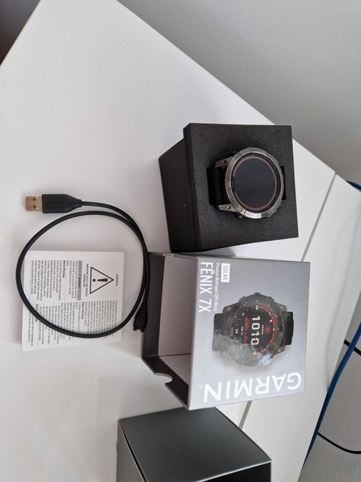 Smartwatch Garmin fēnix 7X Solar 51 mm – oryginał, pudełko, kabel