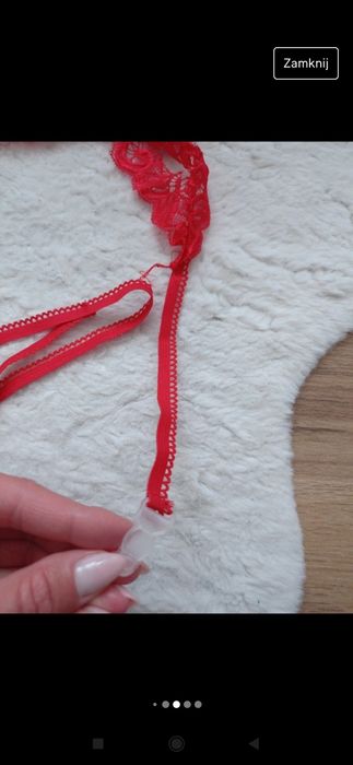 Komplet bielizny koronkowej