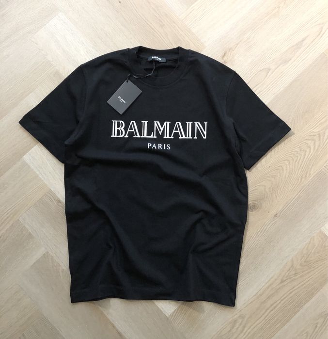 Koszulka bluzka tshirt BALMAIN S-2xl bawelna gruba balenciaga dior