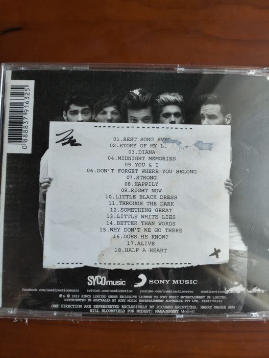 CD One Direction - Midnight Memories