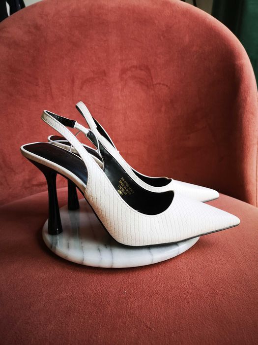 Primark białe buty na obcasie r. 36 nowe