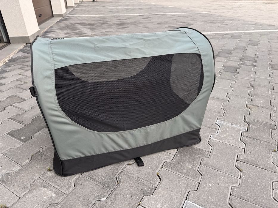 Переноска/клітка складана для собак/котів Solognac L (90 см x 60 см x 60 см) L