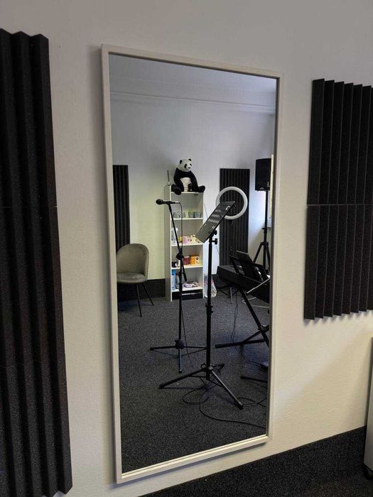 Lustro 68x152 biały