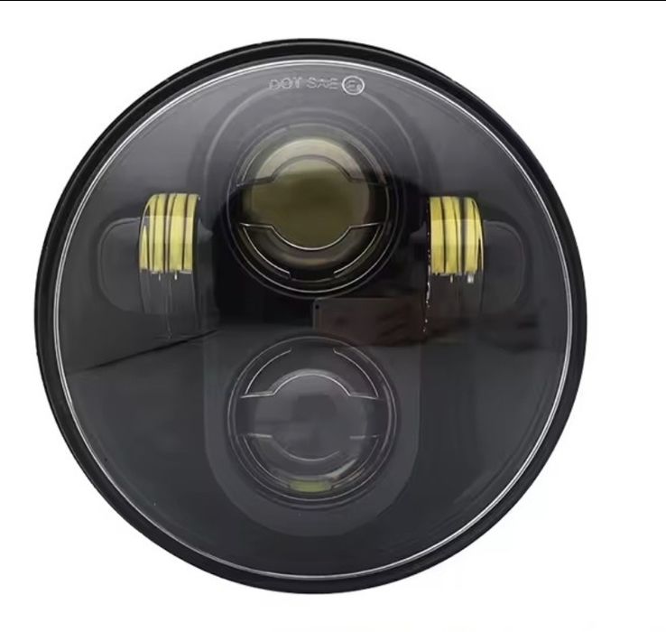 Farol led moto redendo