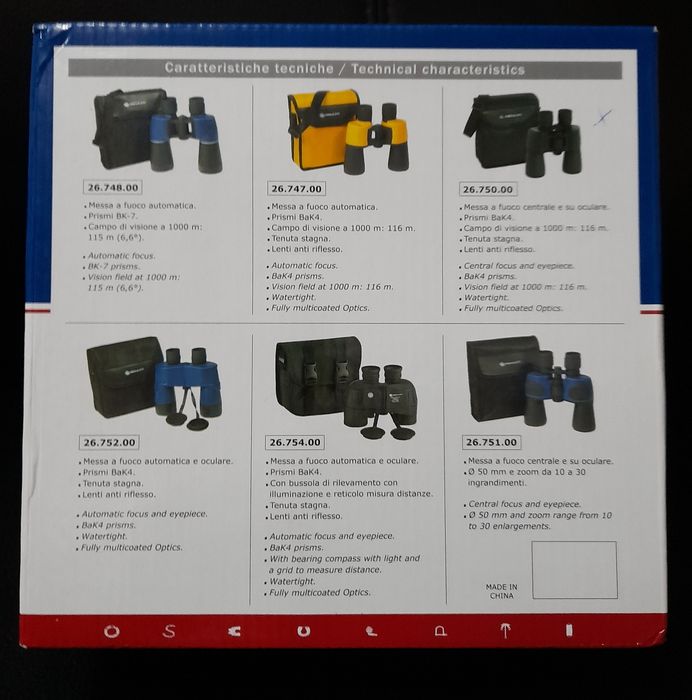 Binóculos Profissionais  Osculati de Nadador Salvador