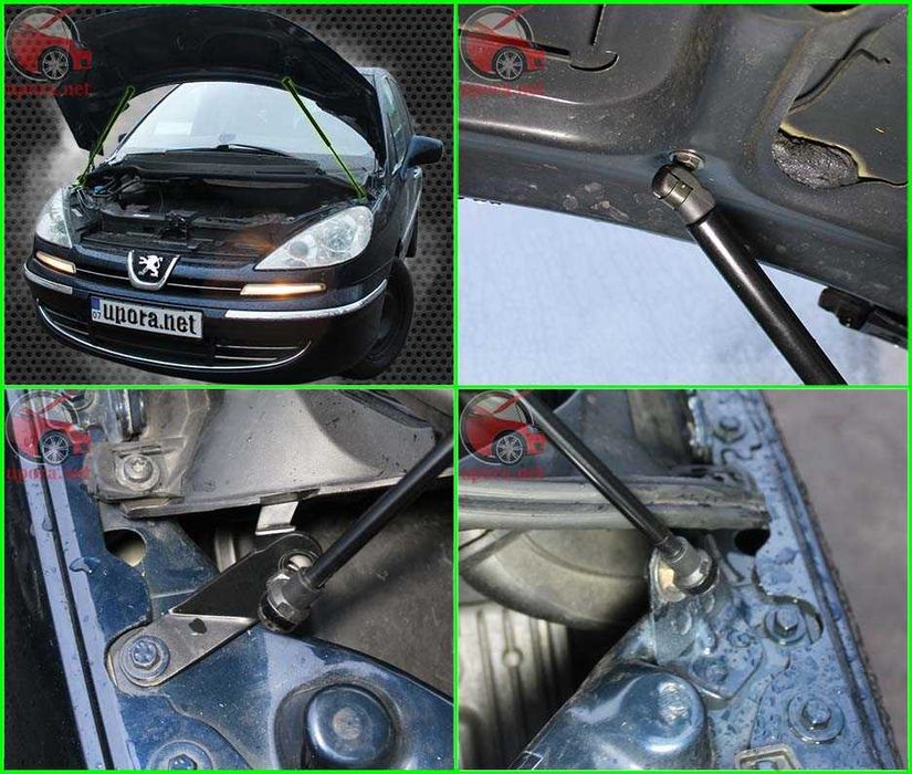 Амортизатор капота Peugeot 301 308 407 807 3008 5008 Landrack Partner