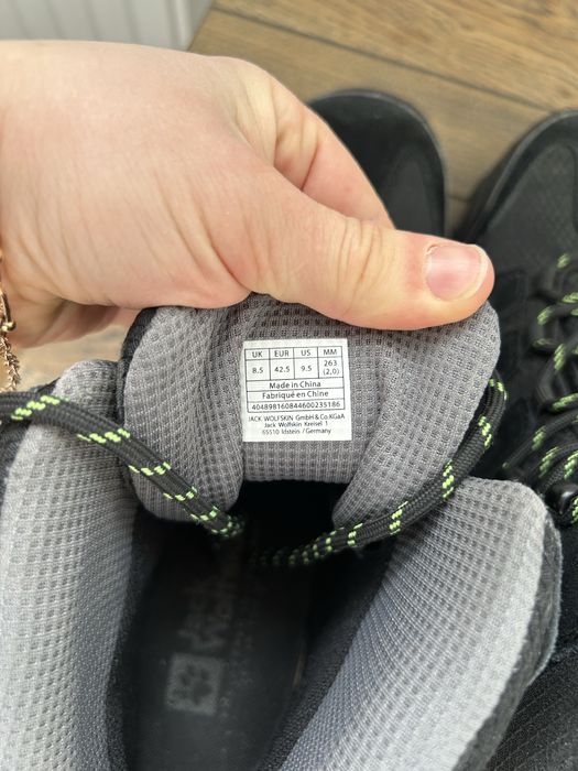 зимові Ботинки jack wolfskin , чоловічі трекінгові черевики,