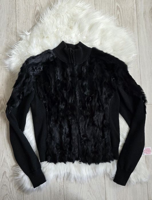 Krótka kurtka z naturalnego futra koziego – Creton