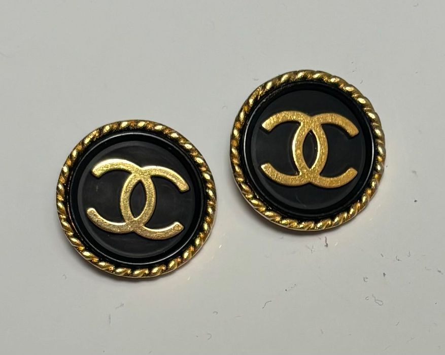 CHANEL Vintage - Par de Brincos autênticos, (1995) LUXO/COLEÇÃO