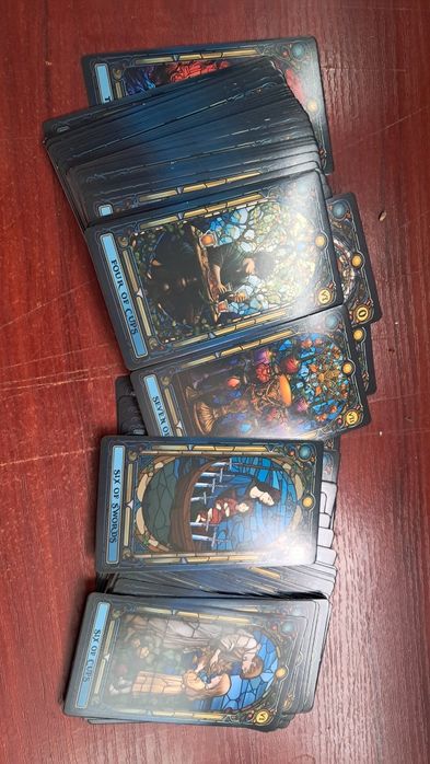 Таро вітражне, stained glass tarot
