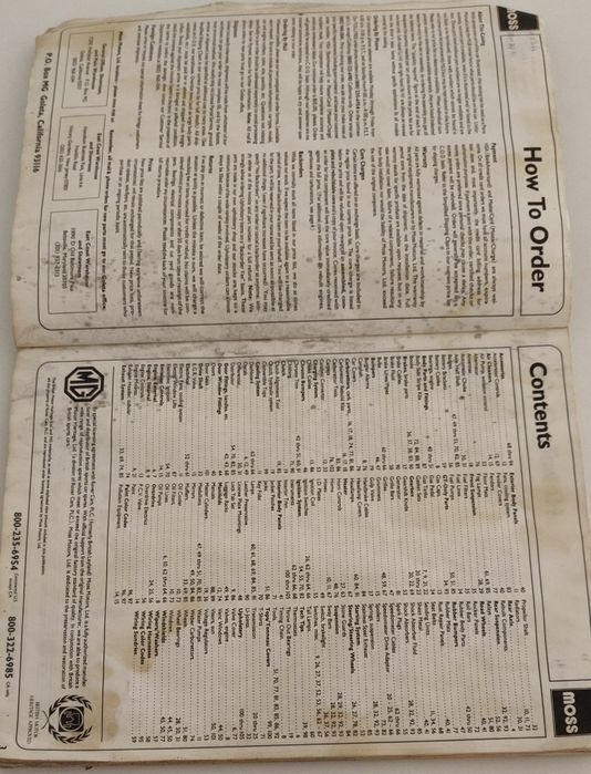 Catálogo de peças MGB