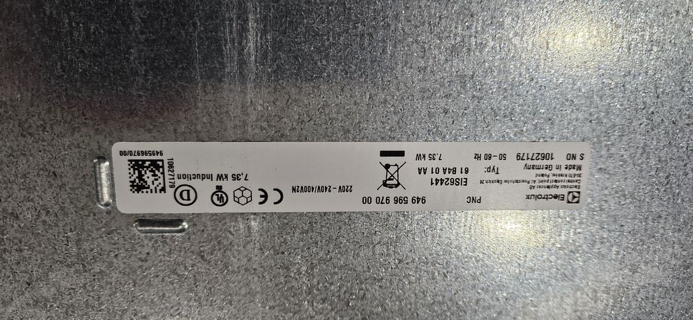 Płyta indukcyjna do zabudowy Electrolux EIS62441 z systemem SenseBoil