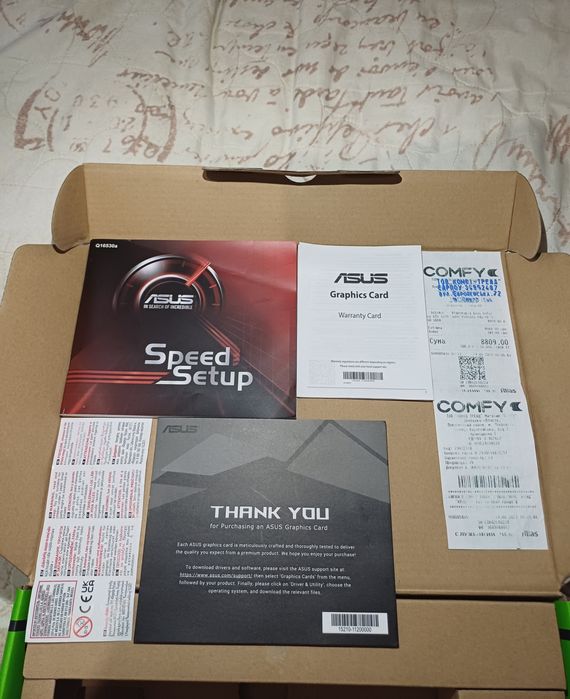 Продам видео карту ASUS PHOENIX GEFORCE GTX 1650 SUPER 4 GB.